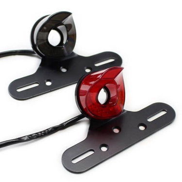 Feu arrière moto à led de forme ronde pour café racer et scrambler
